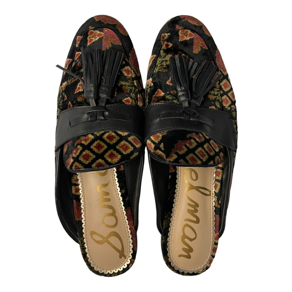 Sam Edelman Paris Velvet Mules Loafers 8.5